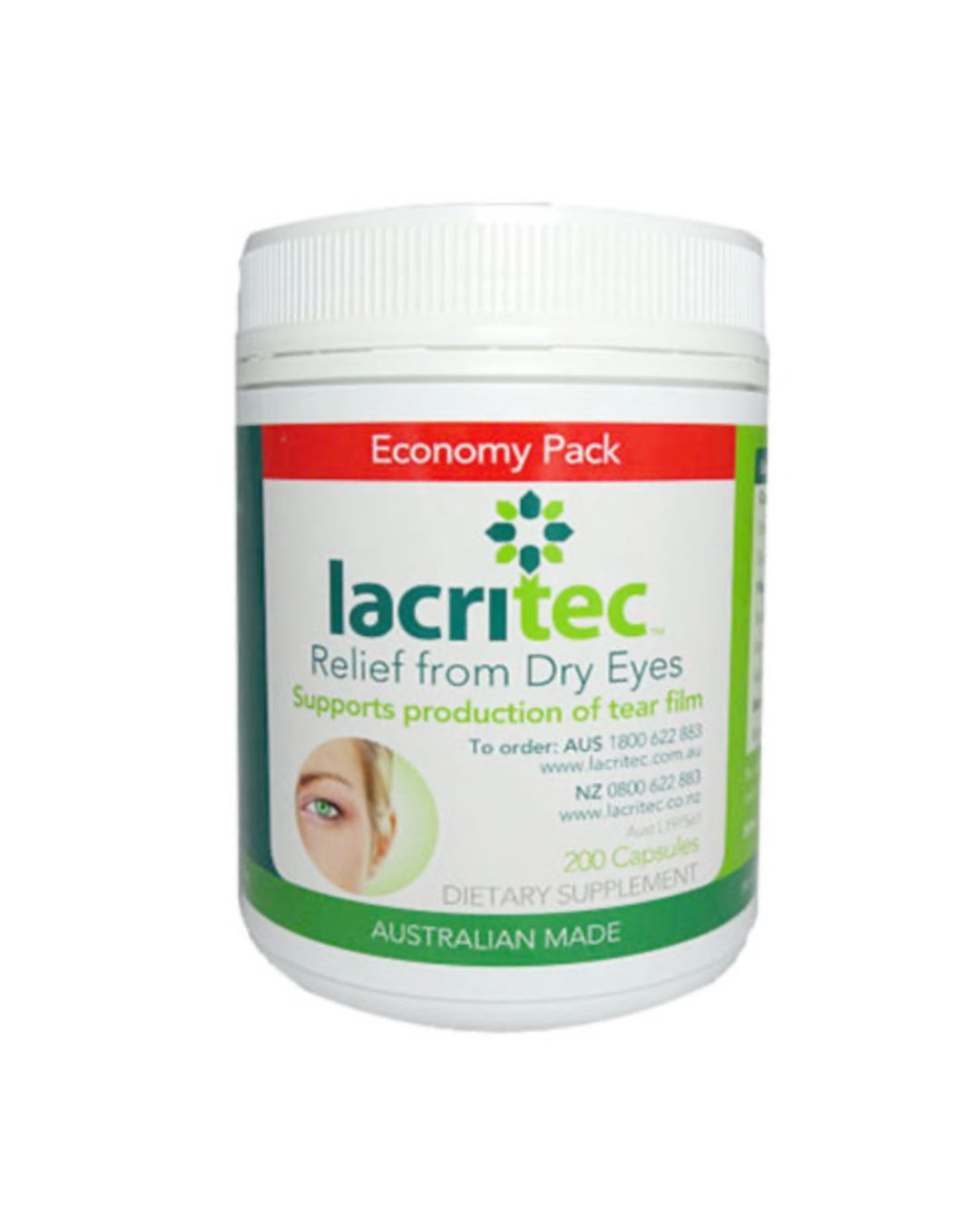 Lacritec Dry Eye Supplement (200s)