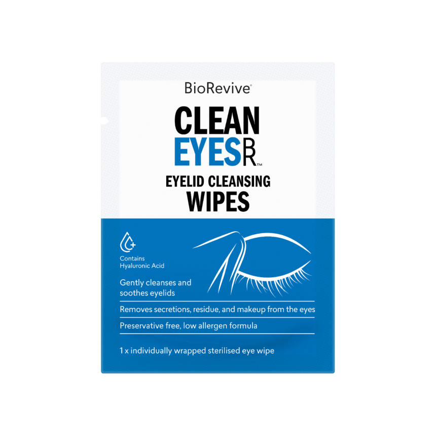BioRevive CleanEyes - Eyelid Cleansing Wipes (30 pk)