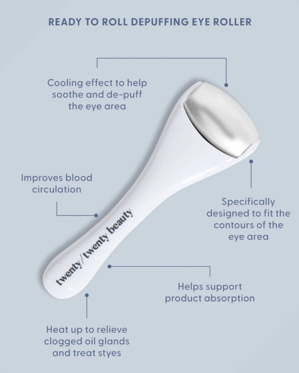 Twenty/Twenty Beauty Ready To Roll Depuffing Eye Roller