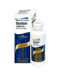 Bausch & Lomb Boston Simplus multi-action solution bottle and packaging on a white background