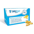 Dryeye Forte supplement packaging with capsules on a white background