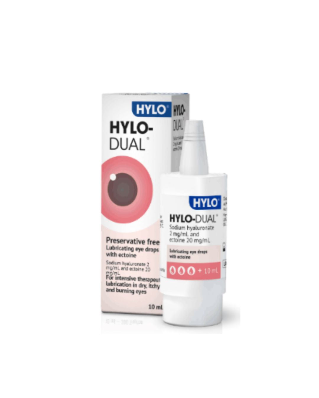 Hylodual Lubricating Eye Drops 