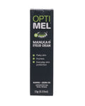 Opti Mel Manuka Eyelid Cream packaging on a white background