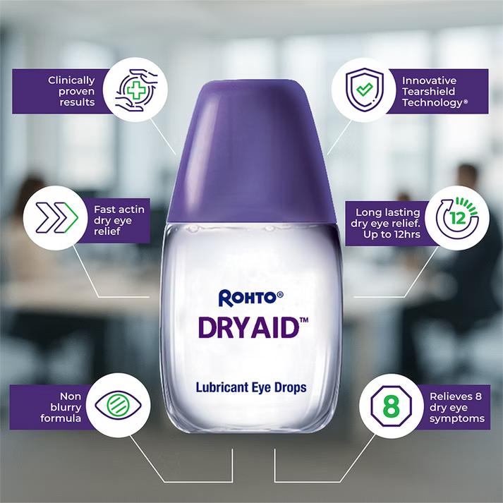 Rohto Dry Aid Eye Drops (10ml)