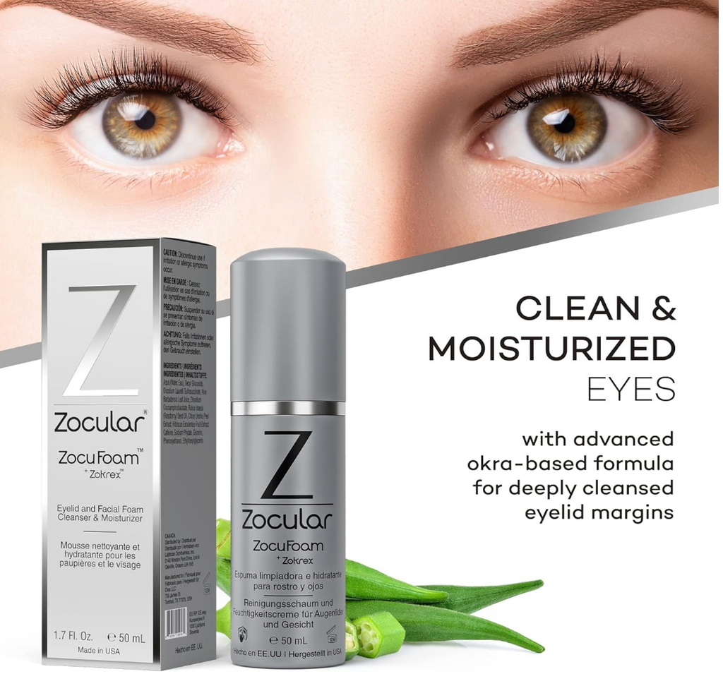 ZocuFoam Eyelid & Facial Foam Cleanser (50ml)