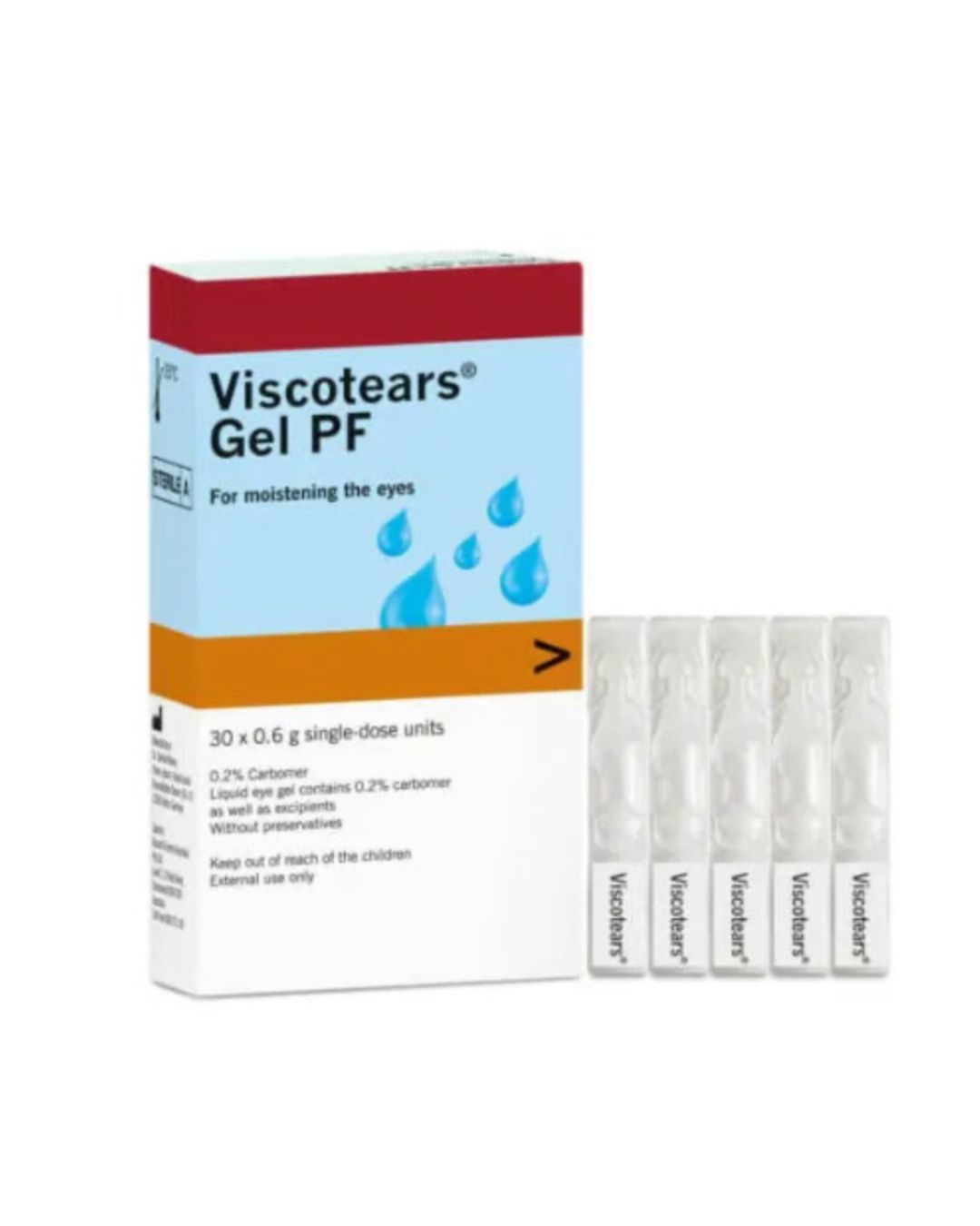 Viscotears Gel Preservative Free (30 x 0.6 g single-dose unit)