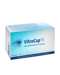 VitroCap N supplement box with eye illustration on a white background